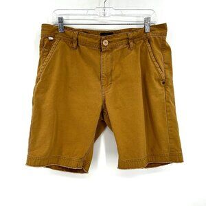 CPO PROVISIONS Men's Khaki Brown Cotton Chino Preppy Shorts Size 34
